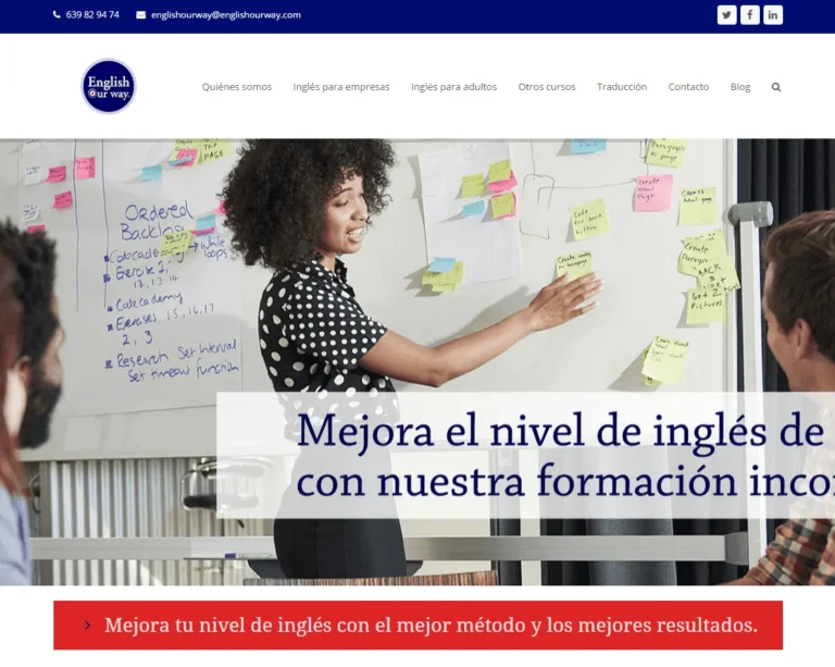 estrena web english our way ingles incompany