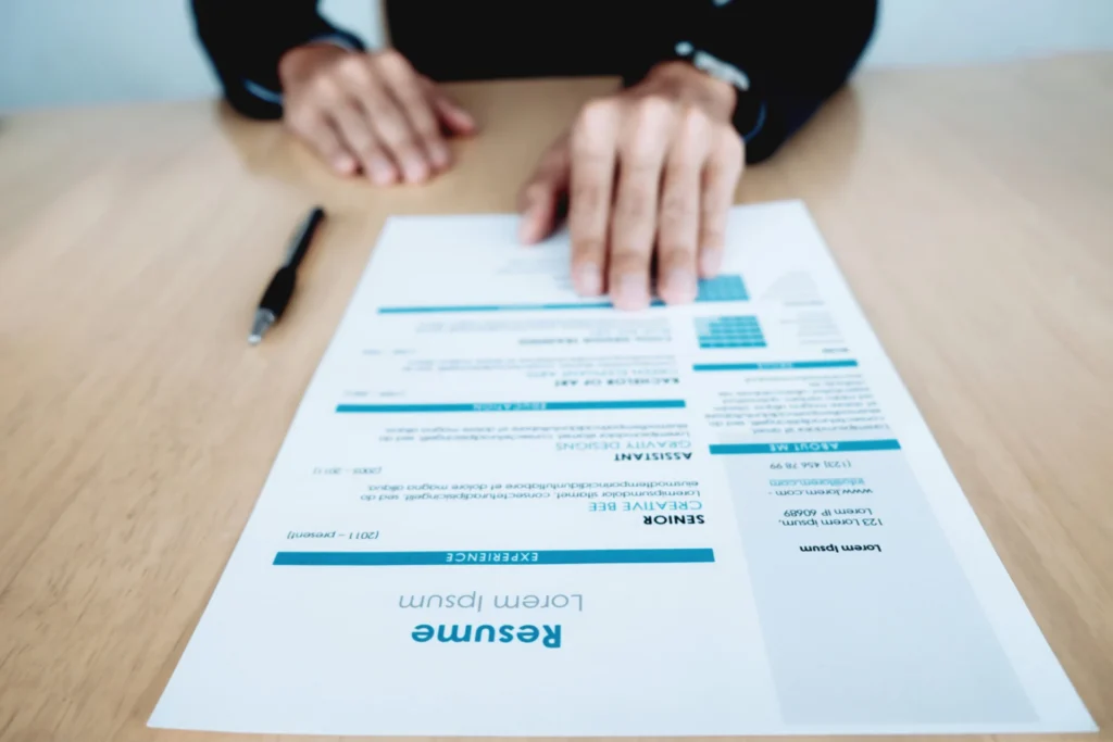 redactar currículum en inglés