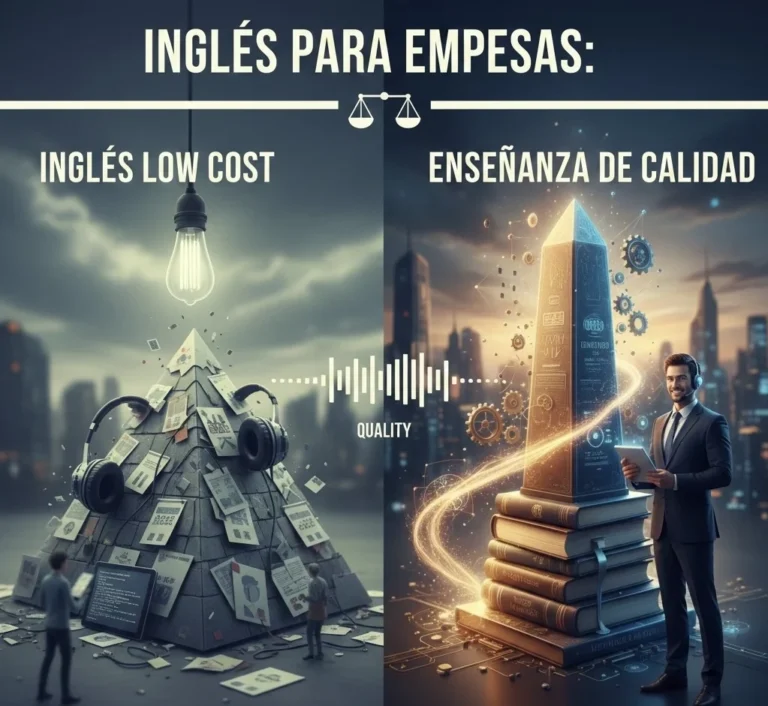 Inglés para empresas: Enseñanza Low Cost vs. Enseñanza de Calidad