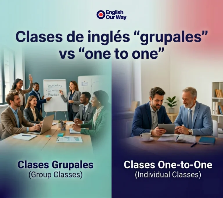 Clases de inglés «grupales» vs «one to one»: ¿Cuál es la mejor inversión para tu futuro?